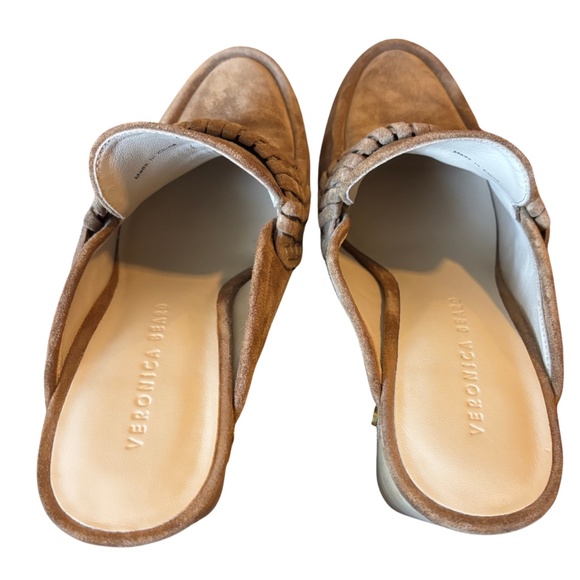 Veronica Beard Suede Studded Clog Heels Size 7.5 - Picture 6 of 7